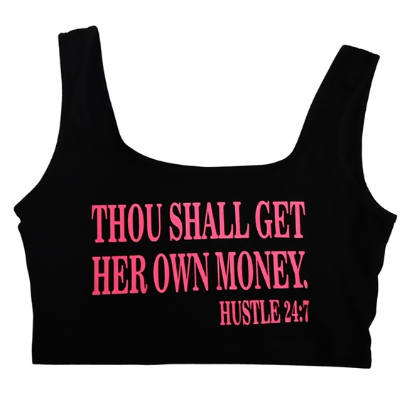 Black crop top - Picture 1 of 1